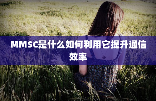 MMSC是什么如何利用它提升通信效率