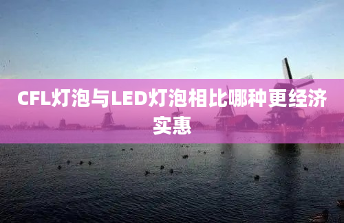 CFL灯泡与LED灯泡相比哪种更经济实惠