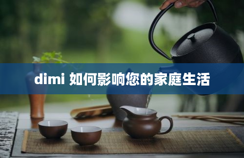 dimi 如何影响您的家庭生活