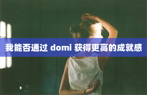 我能否通过 domi 获得更高的成就感