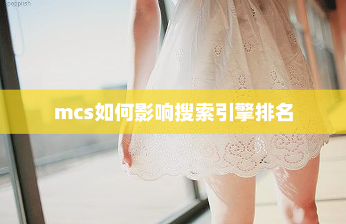 mcs如何影响搜索引擎排名