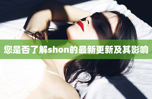 您是否了解shon的最新更新及其影响