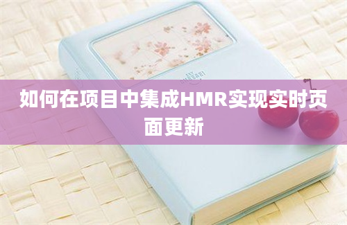 如何在项目中集成HMR实现实时页面更新