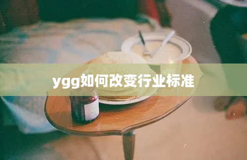 ygg如何改变行业标准