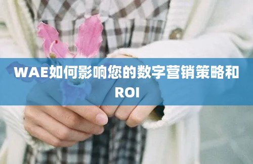 WAE如何影响您的数字营销策略和ROI