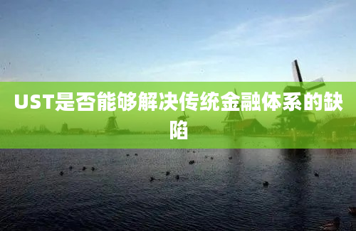 UST是否能够解决传统金融体系的缺陷