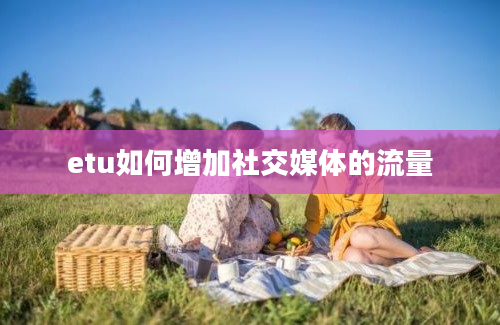 etu如何增加社交媒体的流量