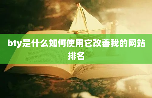 bty是什么如何使用它改善我的网站排名