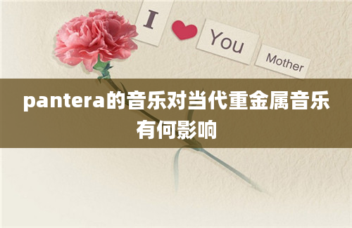 pantera的音乐对当代重金属音乐有何影响