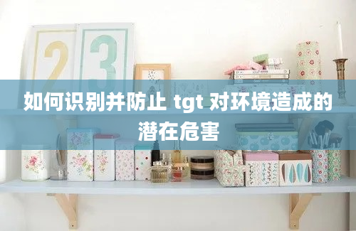 如何识别并防止 tgt 对环境造成的潜在危害