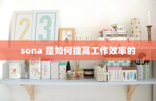 sona 是如何提高工作效率的