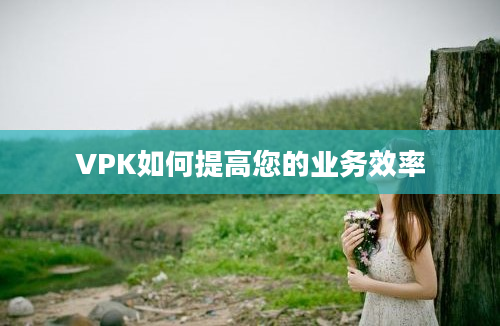 VPK如何提高您的业务效率