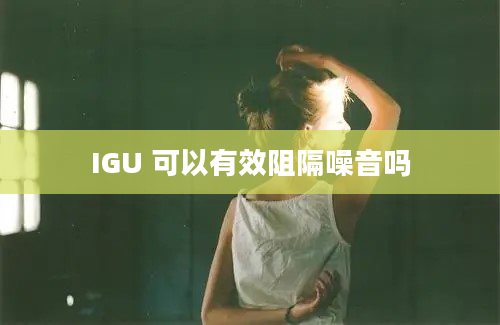 IGU 可以有效阻隔噪音吗