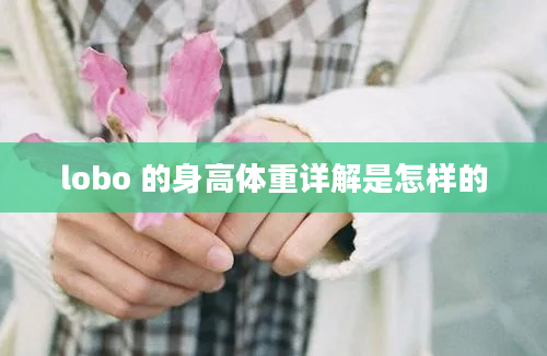 lobo 的身高体重详解是怎样的