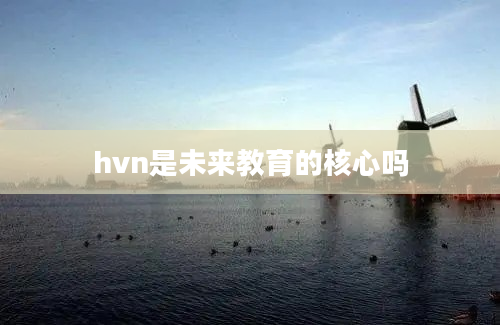 hvn是未来教育的核心吗