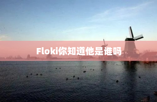 Floki你知道他是谁吗