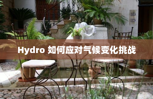 Hydro 如何应对气候变化挑战