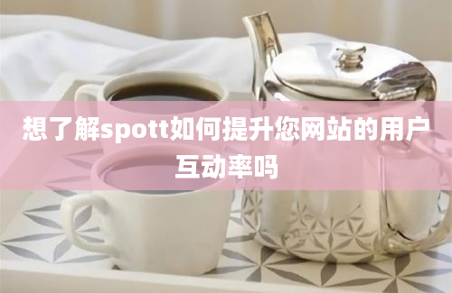 想了解spott如何提升您网站的用户互动率吗