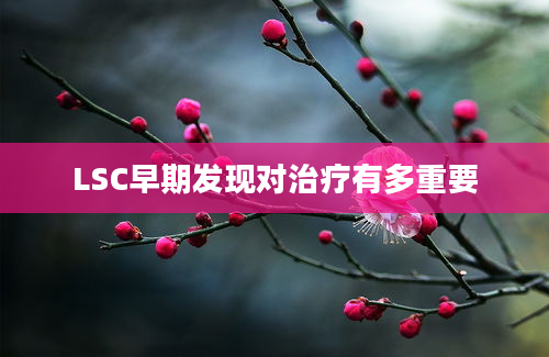 LSC早期发现对治疗有多重要