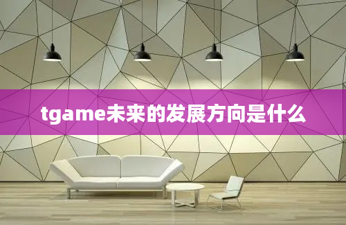 tgame未来的发展方向是什么