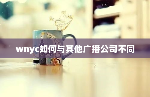 wnyc如何与其他广播公司不同