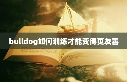 bulldog如何训练才能变得更友善