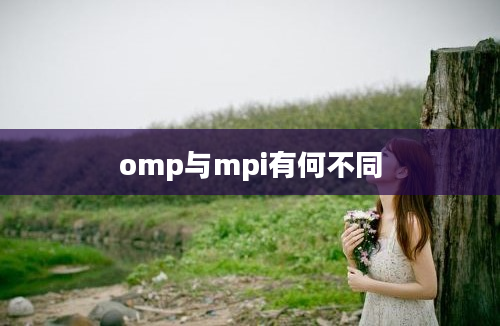 omp与mpi有何不同