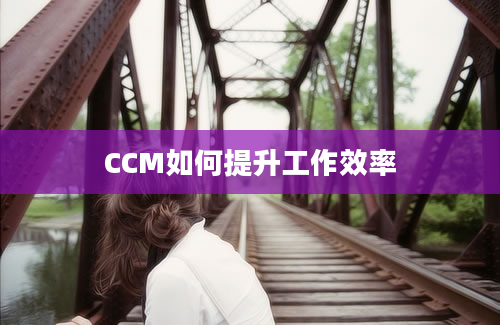 CCM如何提升工作效率