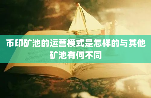 币印矿池的运营模式是怎样的与其他矿池有何不同