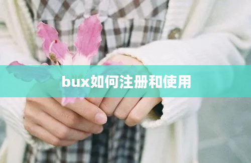 bux如何注册和使用