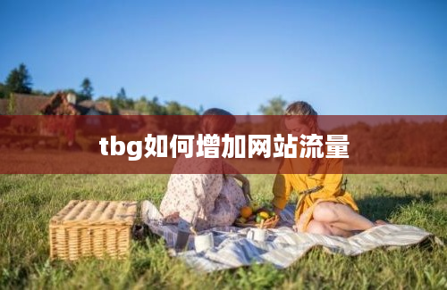 tbg如何增加网站流量