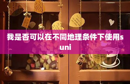 我是否可以在不同地理条件下使用suni