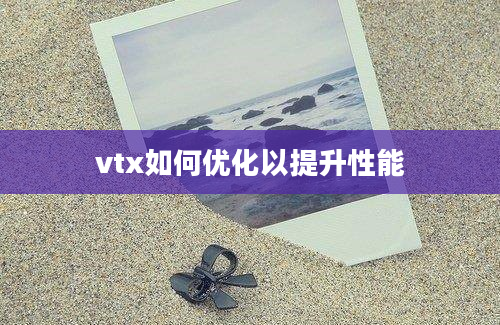 vtx如何优化以提升性能