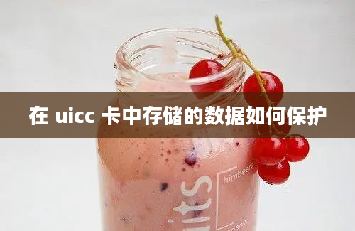 在 uicc 卡中存储的数据如何保护