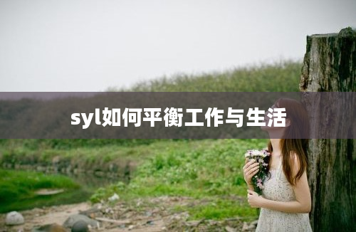 syl如何平衡工作与生活