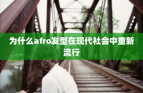 为什么afro发型在现代社会中重新流行