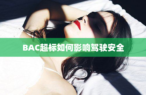 BAC超标如何影响驾驶安全