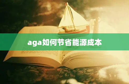 aga如何节省能源成本