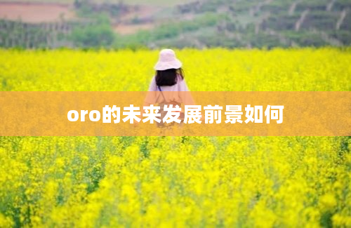 oro的未来发展前景如何