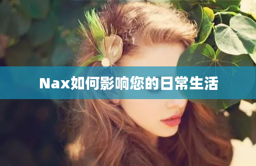 Nax如何影响您的日常生活