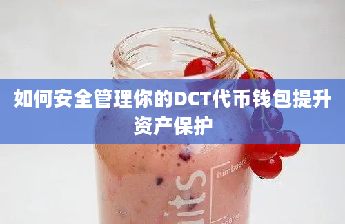 如何安全管理你的DCT代币钱包提升资产保护