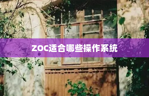 ZOC适合哪些操作系统