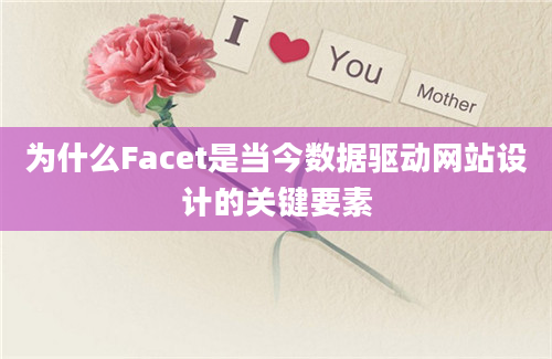 为什么Facet是当今数据驱动网站设计的关键要素