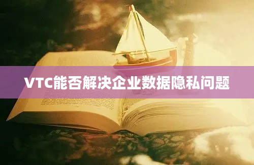 VTC能否解决企业数据隐私问题