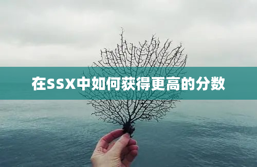 在SSX中如何获得更高的分数