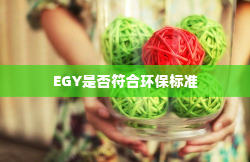 EGY是否符合环保标准