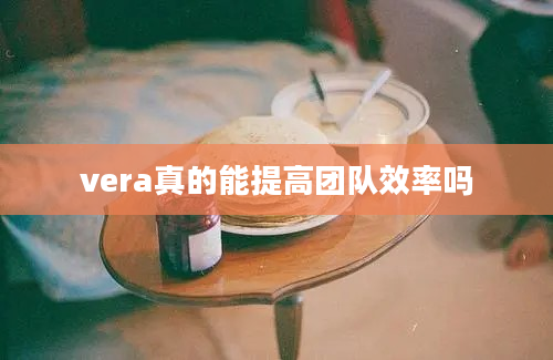 vera真的能提高团队效率吗