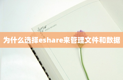 为什么选择eshare来管理文件和数据