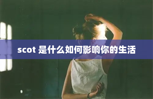 scot 是什么如何影响你的生活