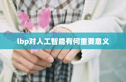 lbp对人工智能有何重要意义